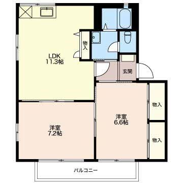 ディアス　ブリッツァB 間取り