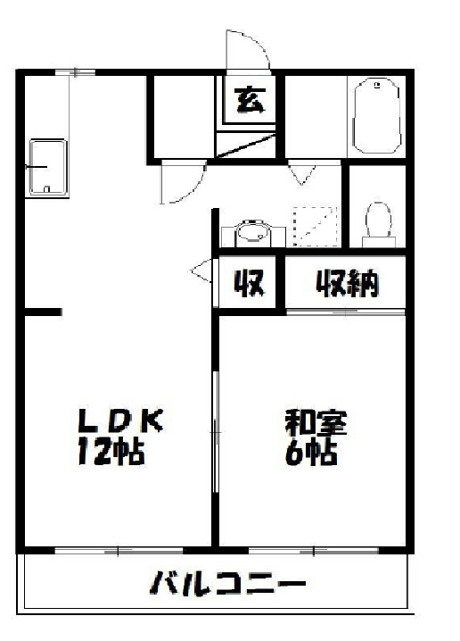 201号室 間取り