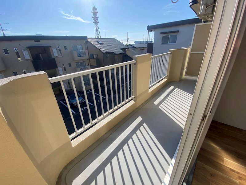 マンションヤマダA ベランダ