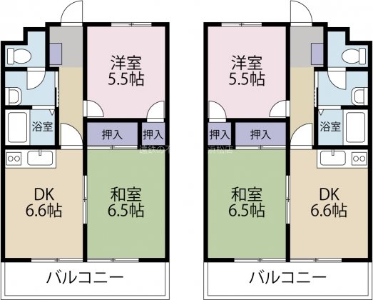 アムール西伊場 間取り図