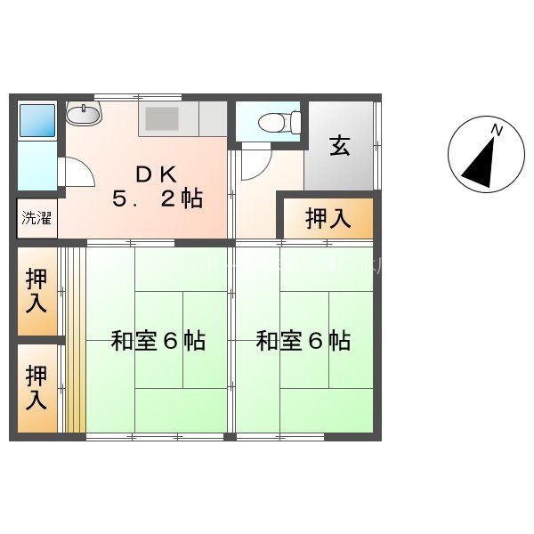 カーサ有玉 間取り図