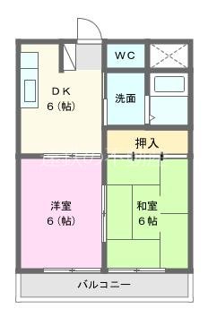 高丘ハイツ 間取り