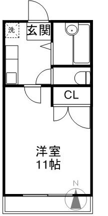 エミア 305号室 間取り