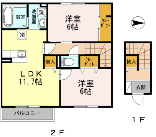 ソレイユ鴨宮 間取り