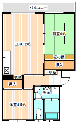 あけぼのハイツ 間取り