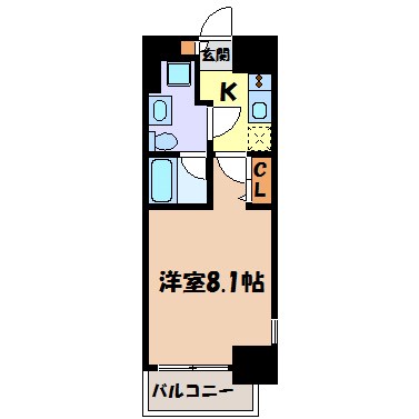 ＡＳレジデンス上前津 間取り図