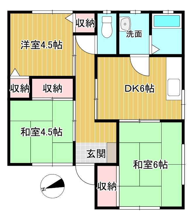 副田ハイツ 間取り