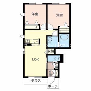 アルフラット小野 間取り図