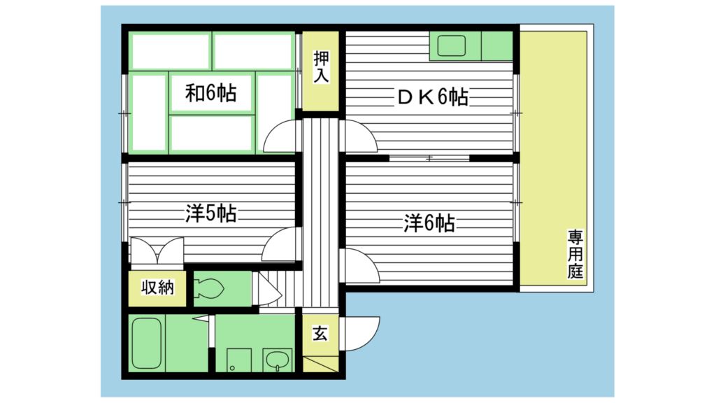 コートダジュールＢ 間取り図