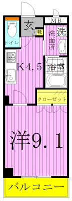葉山レジデンス 203号室 間取り