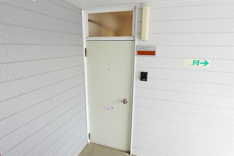 パールハイツA 玄関