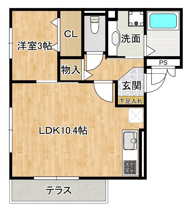ラ メゾン ピック和泉中央 間取り