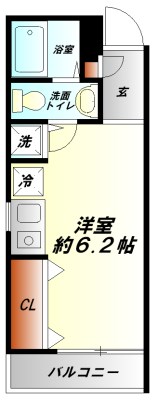 BAAN栄 302号室 間取り