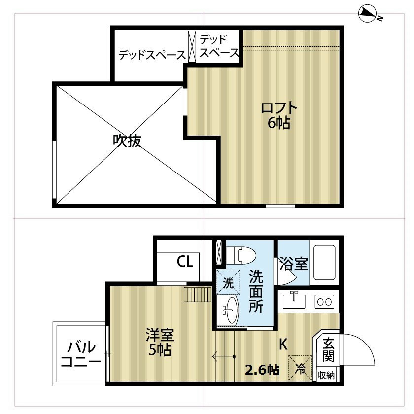 エクル海運町 間取り図