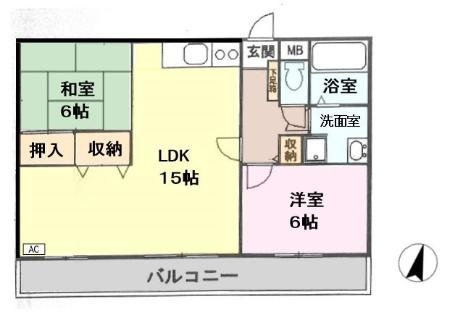 エレガンスクローバー 間取り