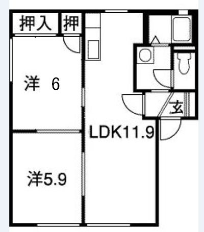 アヴァンセⅠ 間取り図