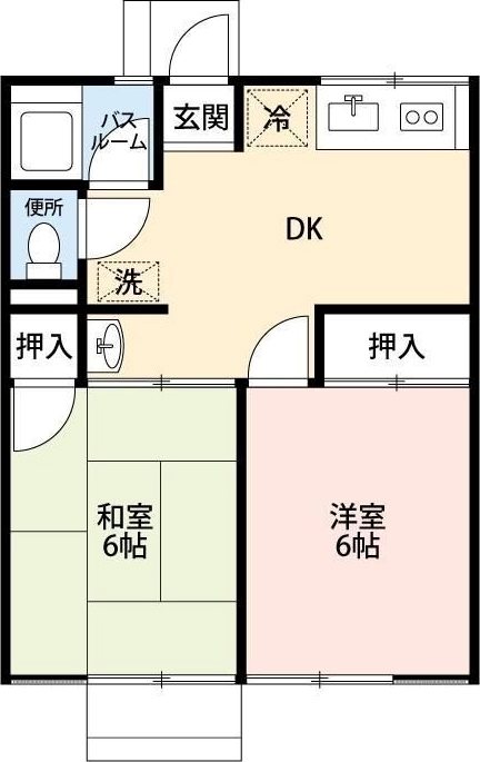 ニューヨーク 101号室 間取り