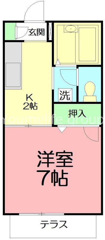 エーデルハイムⅠ 105号室 間取り