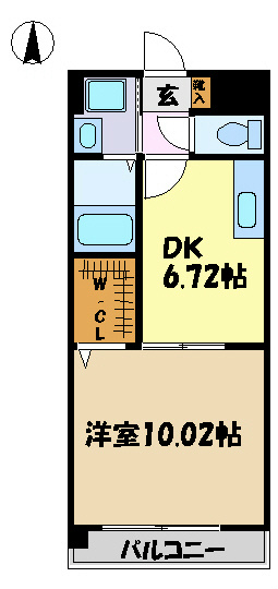 オレンジスクエア 間取り図