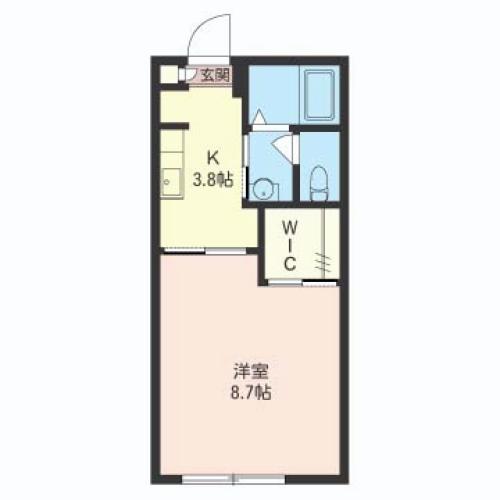 You壱番館 205号室 間取り