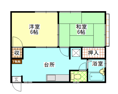 サンマロ 203号室 間取り