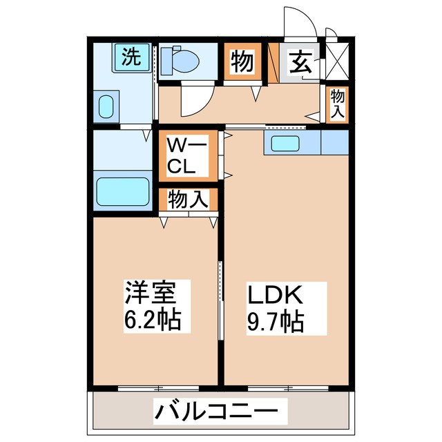 ヴィラールMK 間取り