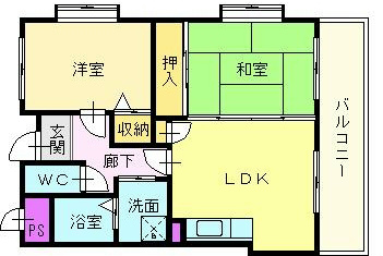 サンハイム中百舌鳥 間取り