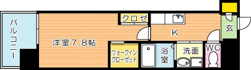 ウィングス八幡駅前 間取り図