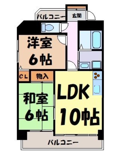 グランフィルドちくさ 間取り図
