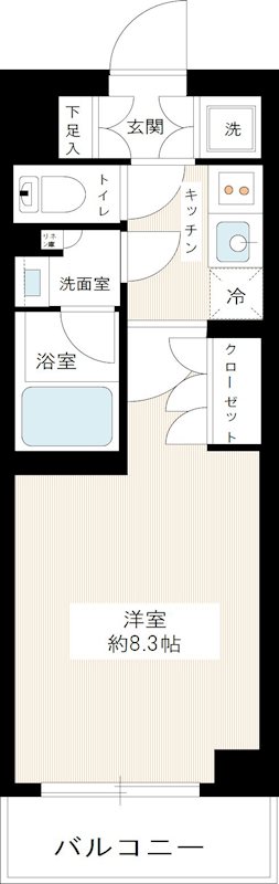 ＨＹ’ｓ ｒêｖｅ 0404号室 間取り