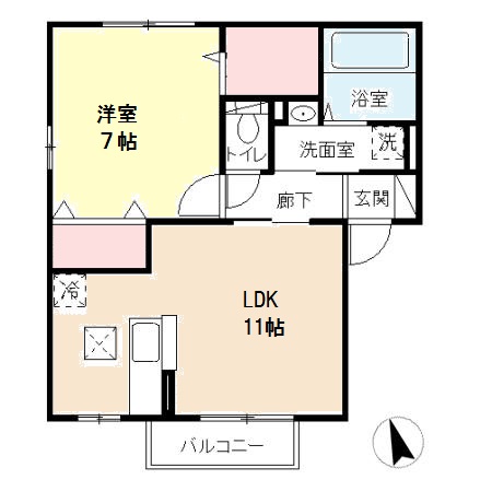 茨城県土浦市木田余東台４丁目 間取り