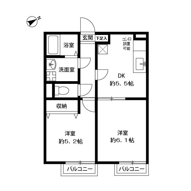 アムール友 間取り