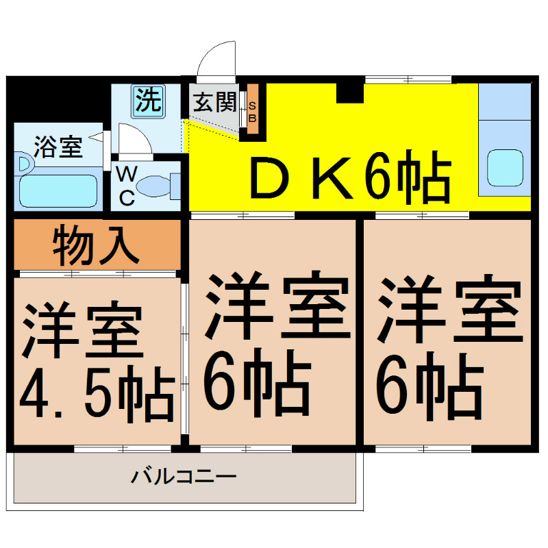 晴荘 間取り