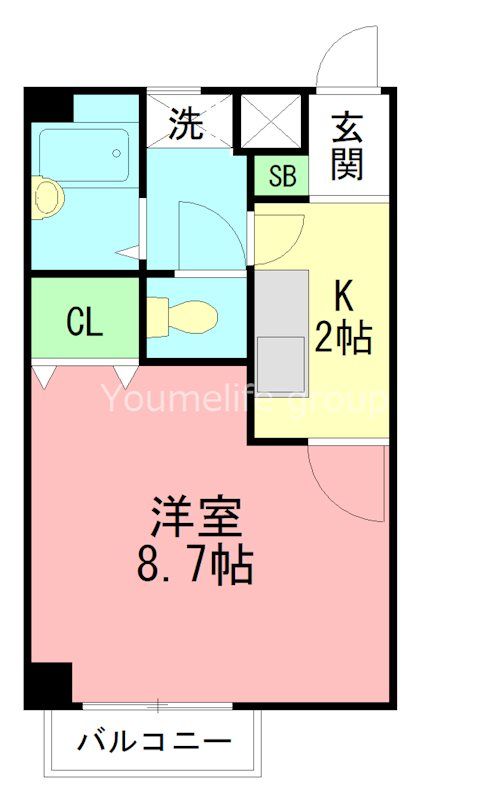 リバーステージ 302号室 間取り