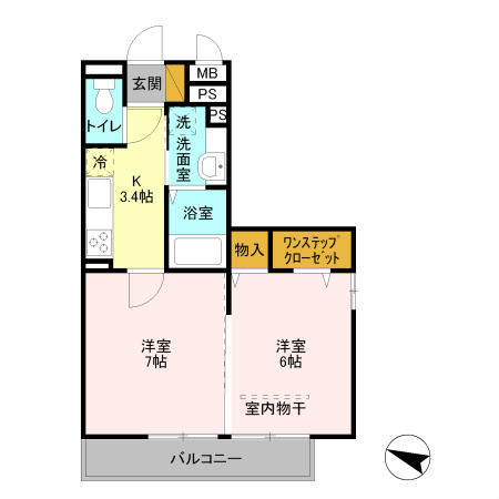 アプリコットガーデン　C 間取り図
