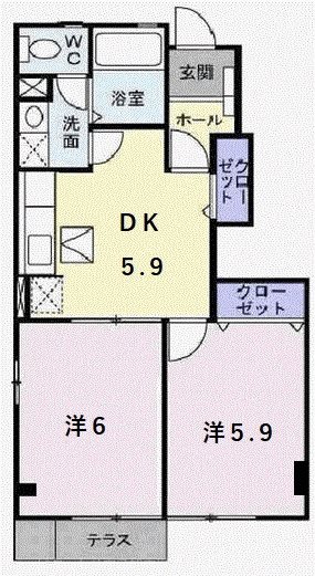 宮北ガーデンハウス 間取り図
