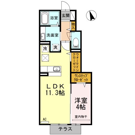 サニーハイツ 間取り図