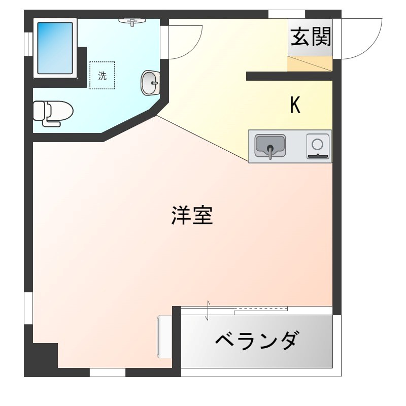 クローバー第1ビル 間取り