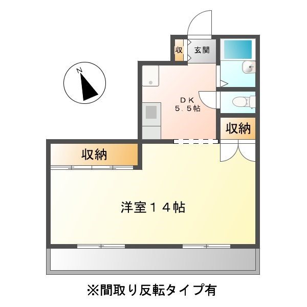 マイライフ上西 間取り図