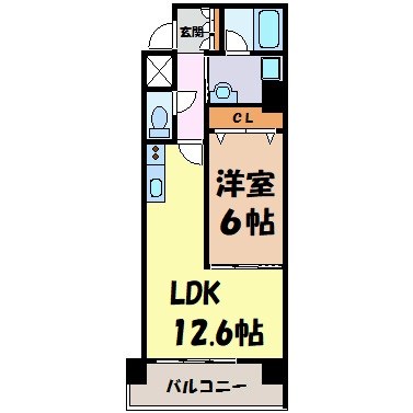タカマツレジデンス鶴舞公園 間取り図