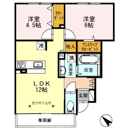 サフラン 間取り図
