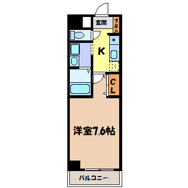コートデリヴィエール上飯田 間取り図