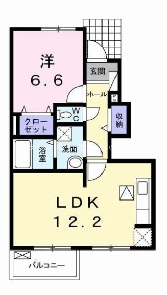 アンソレイユ 間取り図