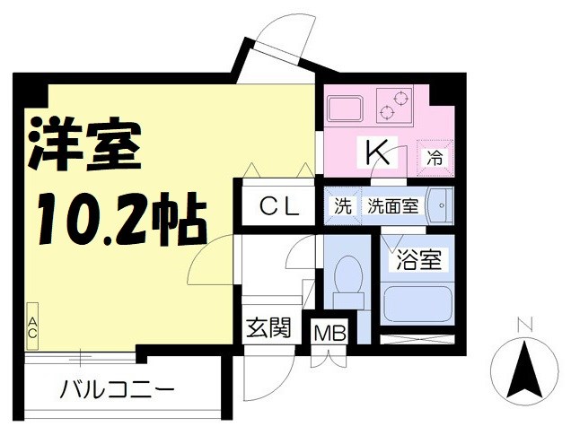 クレサス千種.ｍ 間取り図