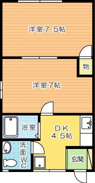 コーポＭＣ 201号室 間取り