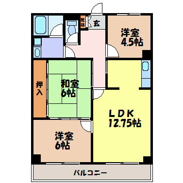 サンコーマンション 間取り図