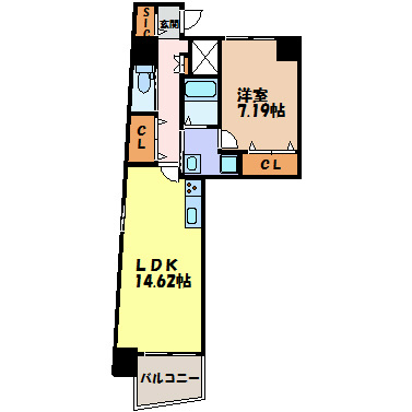 Ｎ ａｐａｒｔｍｅｎｔ 間取り図