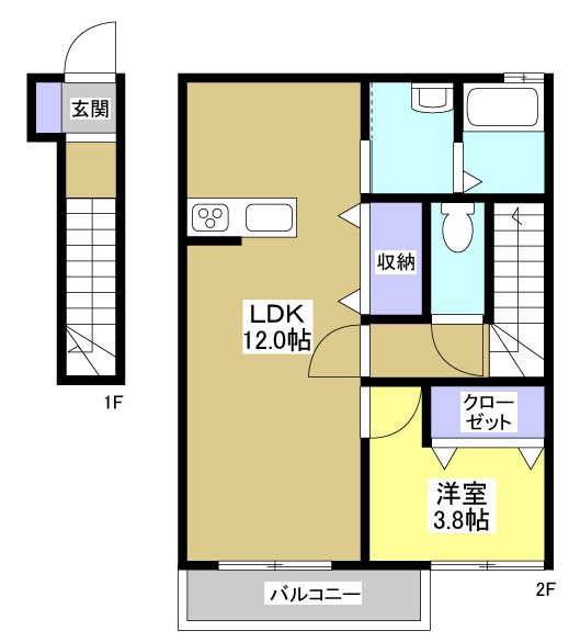ジーボスカイ 間取り図