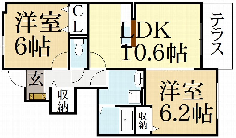 めぞん北山 間取り