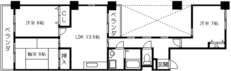 せんぼん有彩館 間取り
